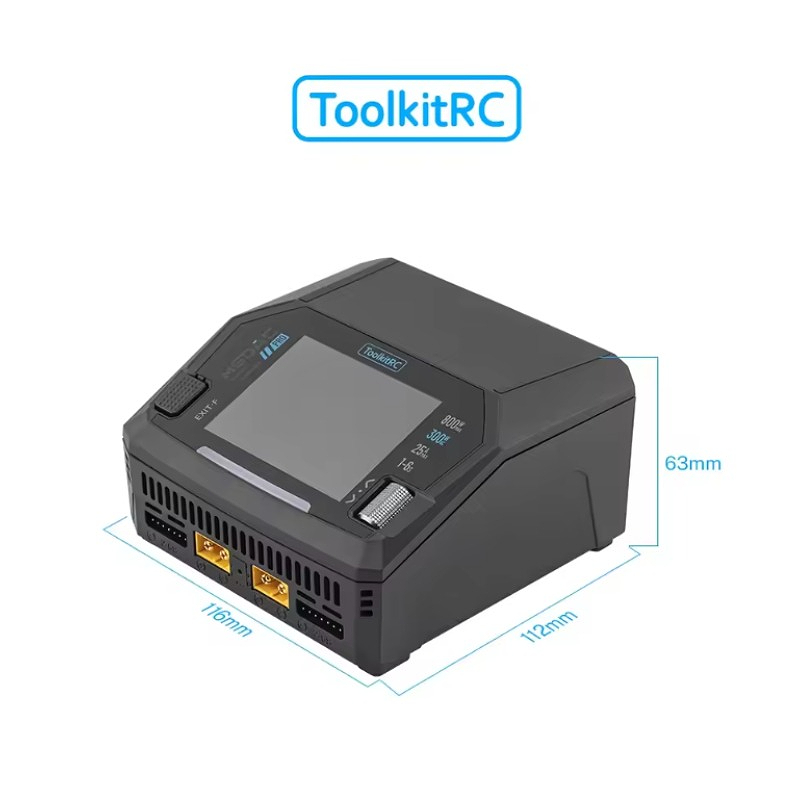 ToolkitRC M6DAC V2/Pro Dual Ch - Toolkitrc M6Dac Smart Charger recension och pris