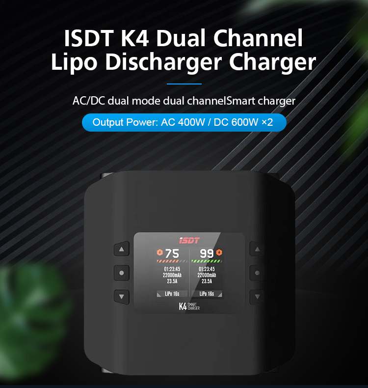 2023 ISDT K4 AC 400W / DC 600W - Isdt K4 Dual Lipo Charger recension och pris