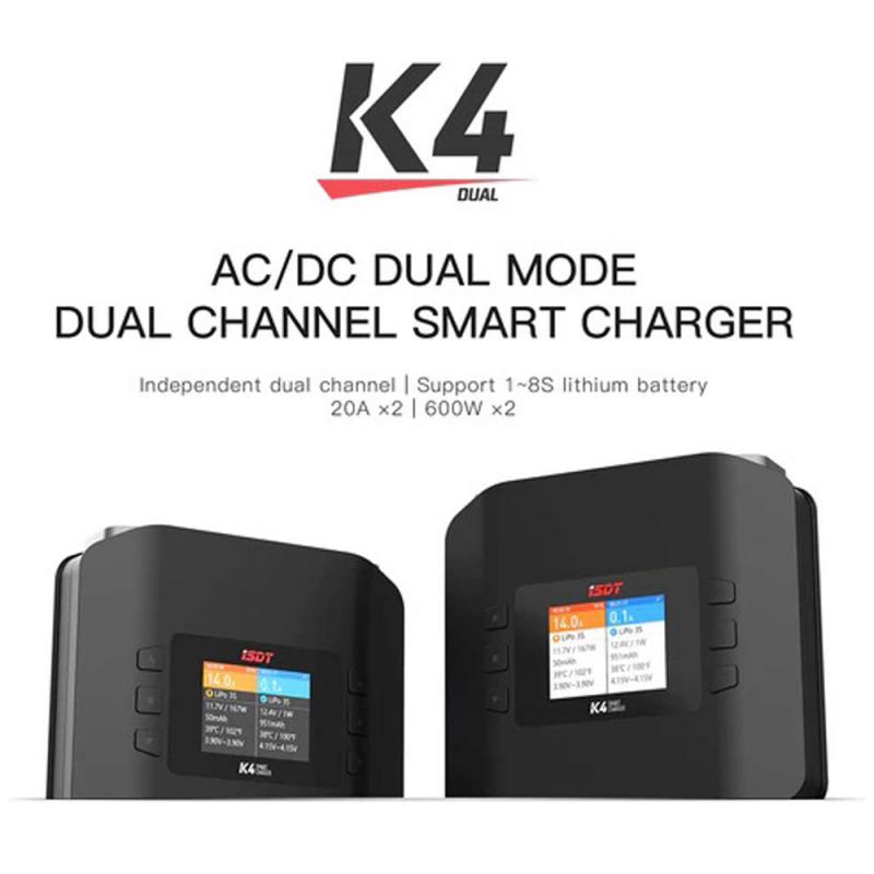 2026 ISDT K4 AC/DC DUAL MODES  - Isdt K4 Dual Lipo Charger recension och pris