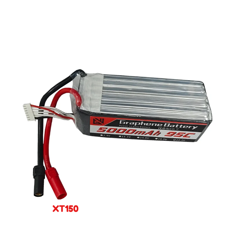 95C High-Capacity 6S 5000mAh L - 6S Lipo Battery 22.2V 5000Mah recension och pris