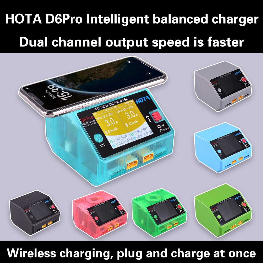 HOTA D6 pro Dual Channel Lipo  - Hota D6 Pro Dual Lipo Charger recension och pris