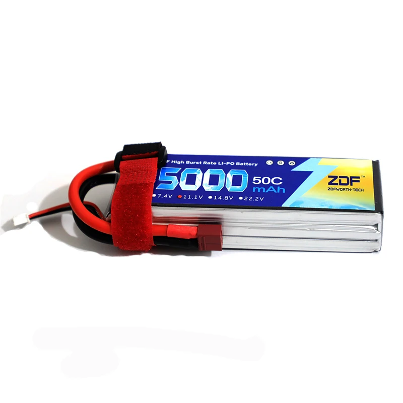 ZDF FPV 450 500 7.4V 11.1V 14. - 6S Lipo Battery 22.2V 5000Mah recension och pris
