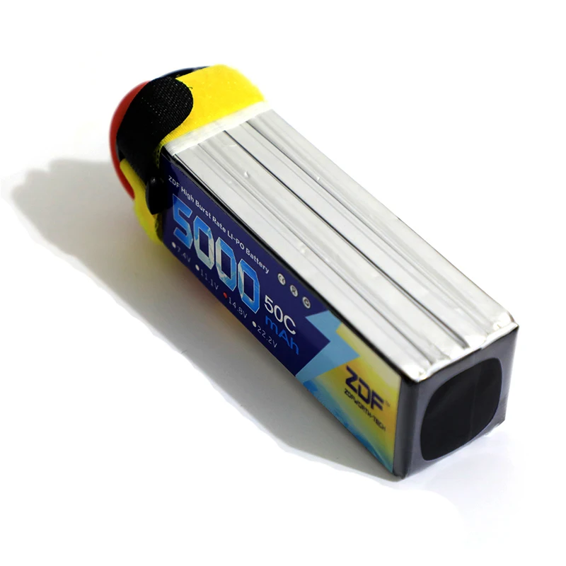 ZDF FPV 450 500 7.4V 11.1V 14. - 6S Lipo Battery 22.2V 5000Mah recension och pris