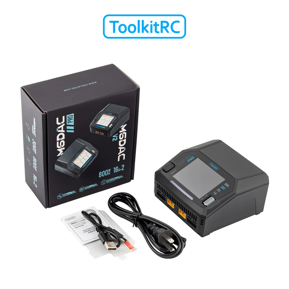 ToolkitRC M6DAC V2 M6DAC Pro D - Toolkitrc M6Dac Smart Charger recension och pris