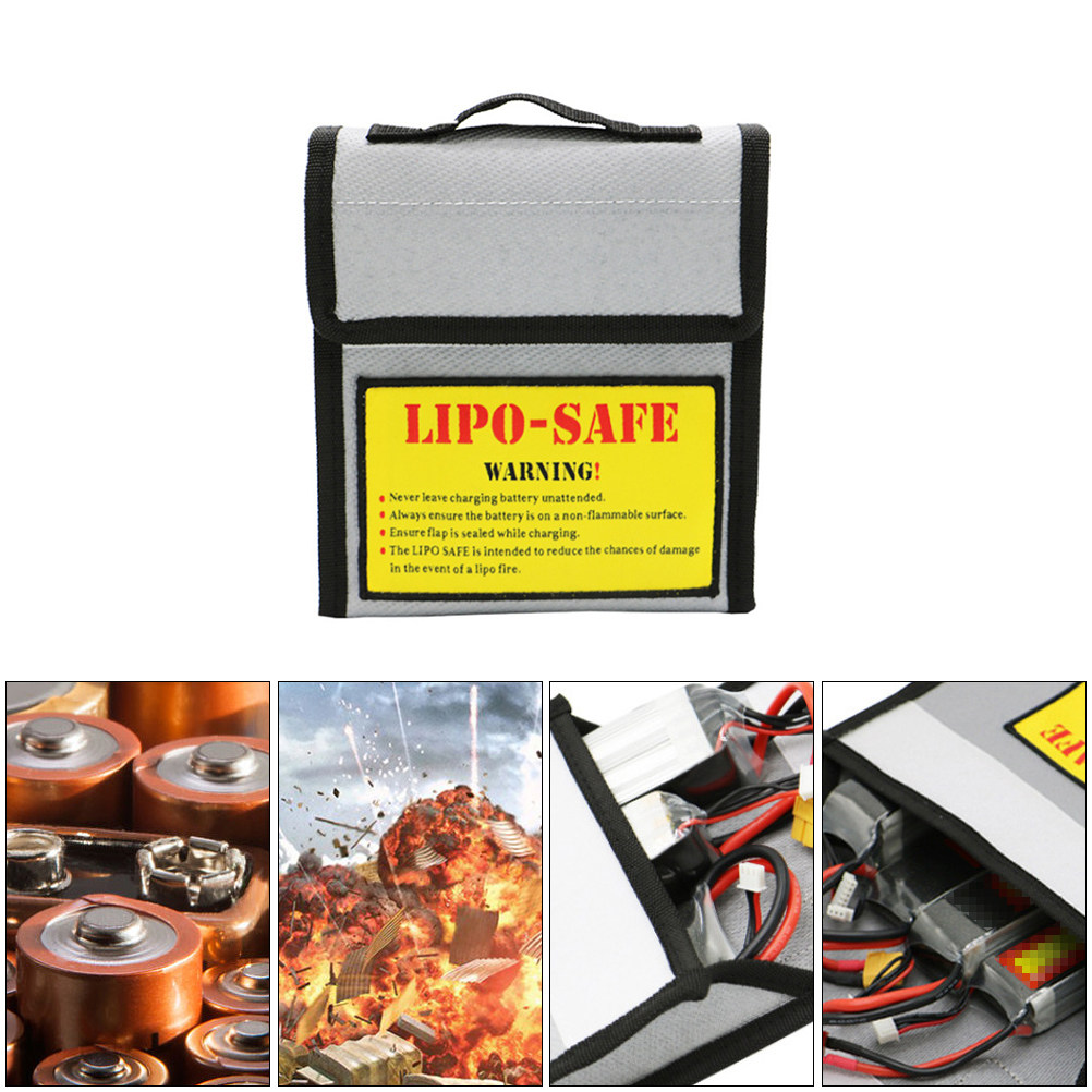 1Pcs Premium Fireproof Explosi - Lipo Battery Fireproof Safety Charge Box recension och pris