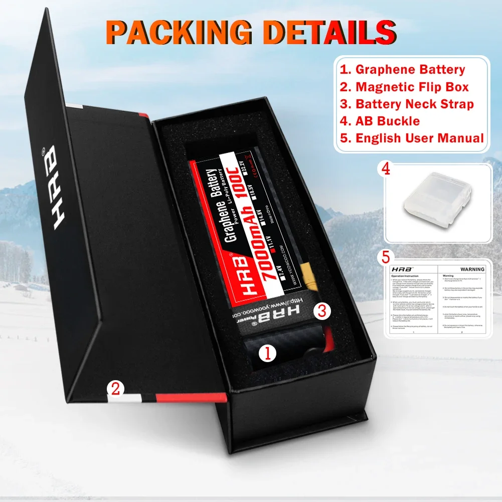 Graphene Battery 2S 3S 4S 6S R - 6S Lipo Battery 22.2V 5000Mah recension och pris