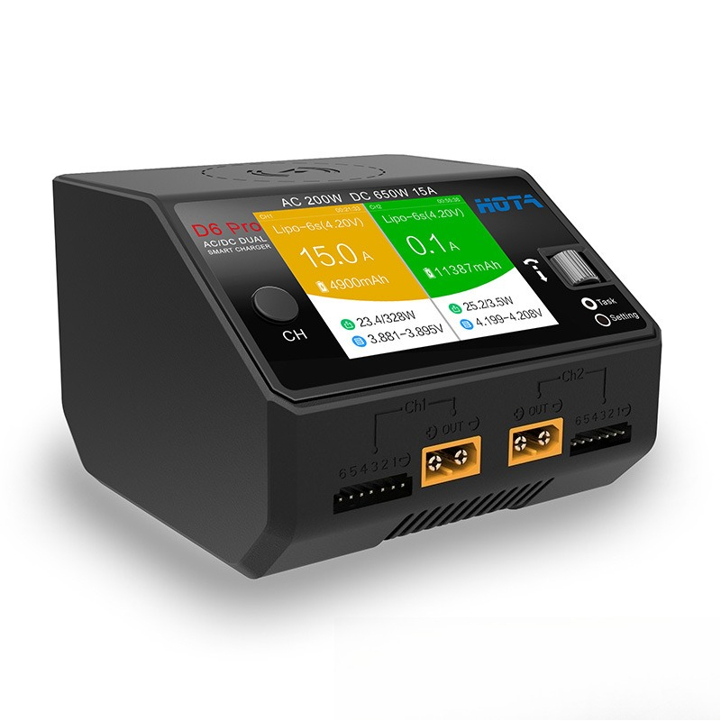HOTA D6 Pro 650W 200W Dual Pow - Hota D6 Pro Dual Lipo Charger recension och pris
