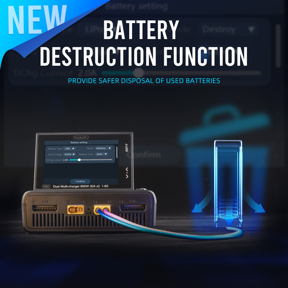 ToolkitRC M8D Smart Charger 2C - Toolkitrc M6Dac Smart Charger recension och pris