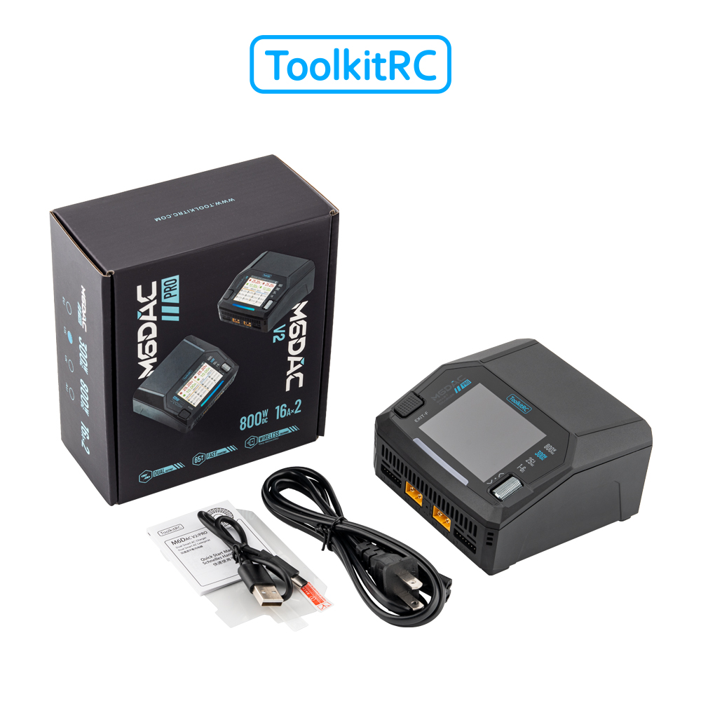 ToolkitRC M6DAC V2 M6DAC Pro D - Toolkitrc M6Dac Smart Charger recension och pris