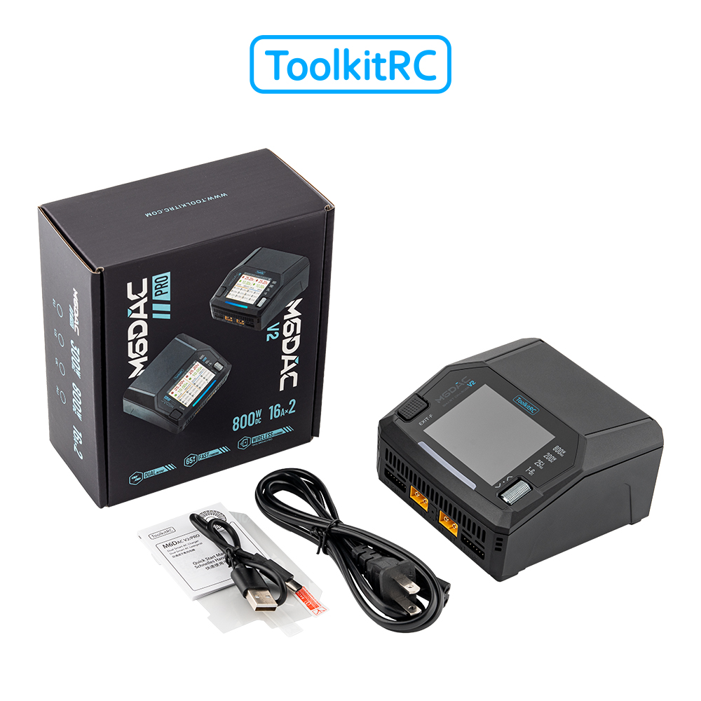 ToolkitRC M6DAC V2 M6DAC Pro D - Toolkitrc M6Dac Smart Charger recension och pris