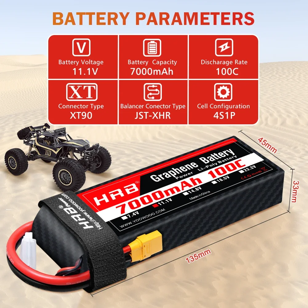 Graphene Battery 2S 3S 4S 6S R - 4S Lipo Battery 14.8V 6000Mah recension och pris