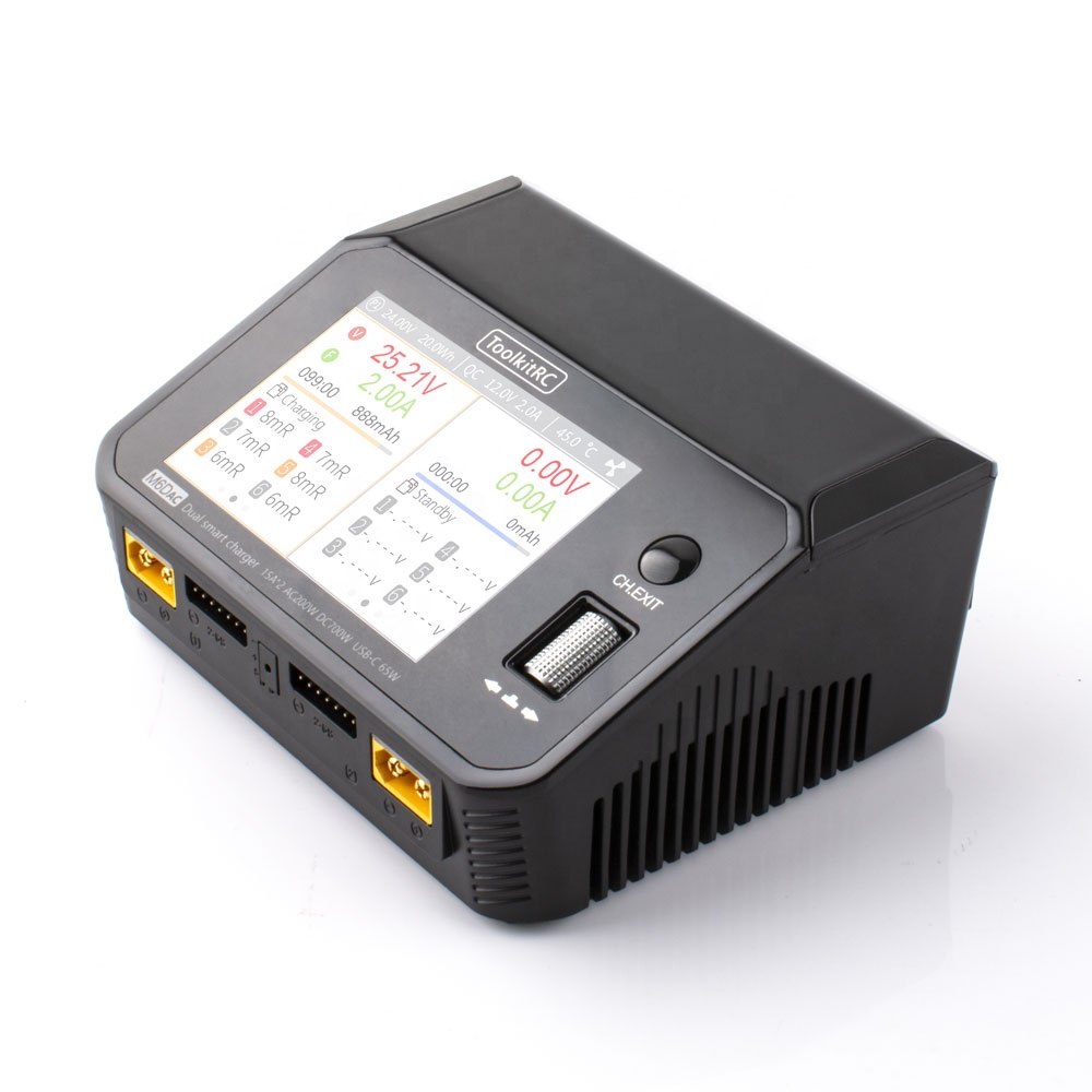 Toolkitrc M6DAC 350W X 2 USB-C - Toolkitrc M6Dac Smart Charger recension och pris