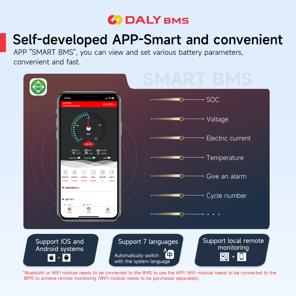 Daly Smart BMS 4S Lifepo4 12V  - Lifepo4 12V 100Ah Bms Bluetooth recension och pris