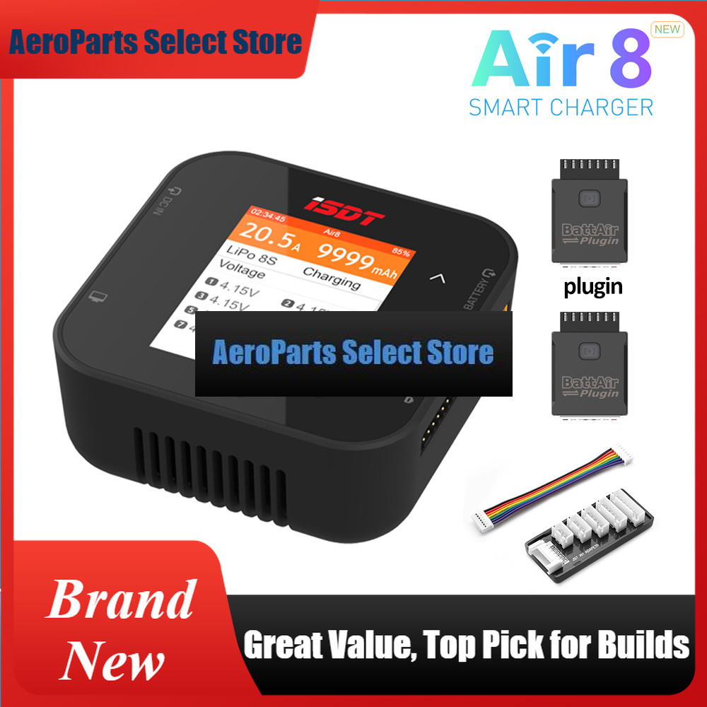 AeroPartsISDT Air8 500W 20A DC - Isdt Air8 8S Lipo Charger recension och pris