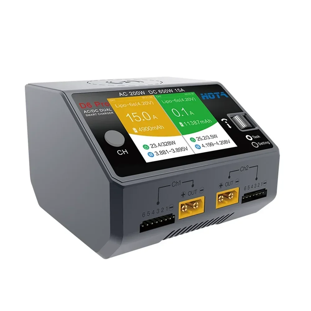 HOTA D6 Pro Dual Channel Smart - Hota D6 Pro Dual Lipo Charger recension och pris