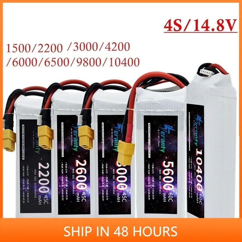 14.8V RC LiPo Battery 4S 1500m - 4S Lipo Battery 14.8V 6000Mah recension och pris
