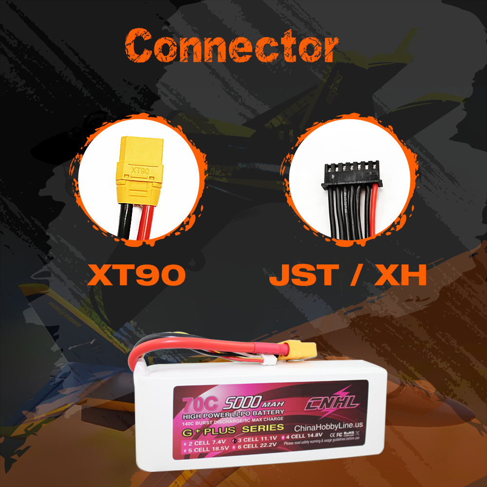 CNHL Lipo Battery 3S 4S 6S 11. - 6S Lipo Battery 22.2V 5000Mah recension och pris