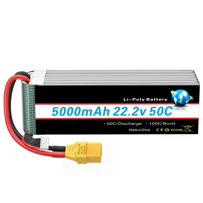 New 5000/6000mah 22.2V Lipo Ba - 6S Lipo Battery 22.2V 5000Mah recension och pris