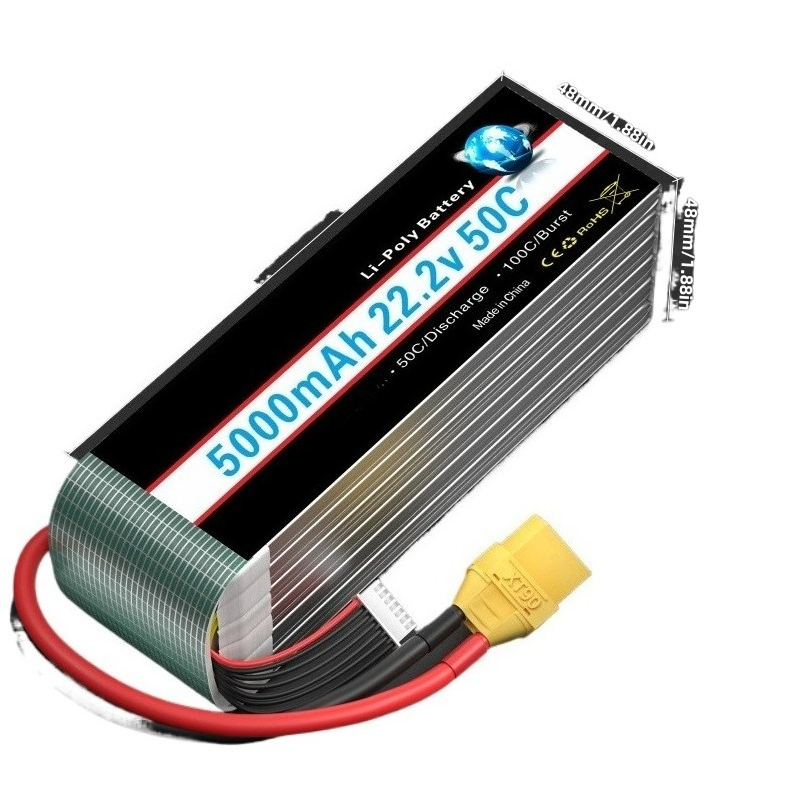 New 5000/6000mah 22.2V Lipo Ba - 6S Lipo Battery 22.2V 5000Mah recension och pris