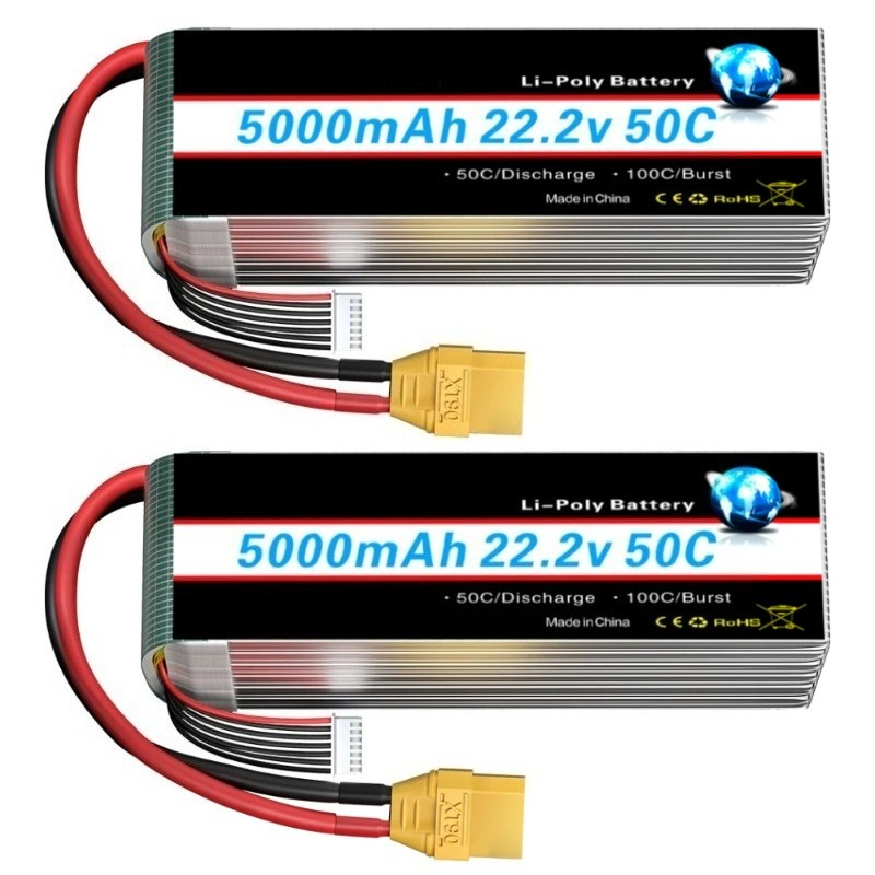 New 5000/6000mah 22.2V Lipo Ba - 6S Lipo Battery 22.2V 5000Mah recension och pris