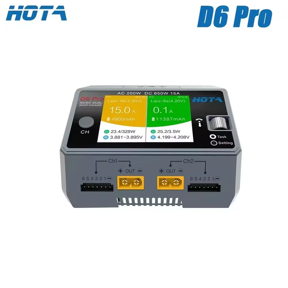 Original HOTA D6 Pro AC 200W D - Hota D6 Pro Dual Lipo Charger recension och pris