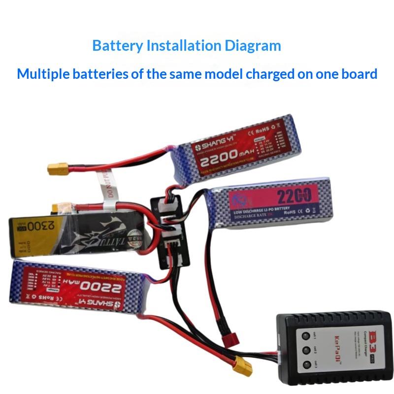 1 Set RC Battery Charger B6AC  - 12S Lipo Battery Balancing Board recension och pris