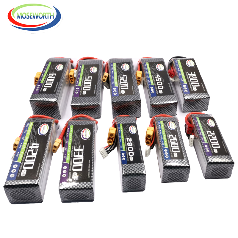 2S 3S 4S 6S RC LiPo Battery 7. - 4S Lipo Battery 14.8V 6000Mah recension och pris