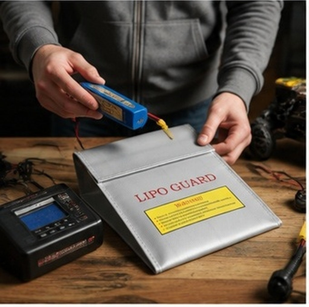 18x23cm Lipo Safety Bag Firepr - Lipo Battery Fireproof Safety Charge Box recension och pris