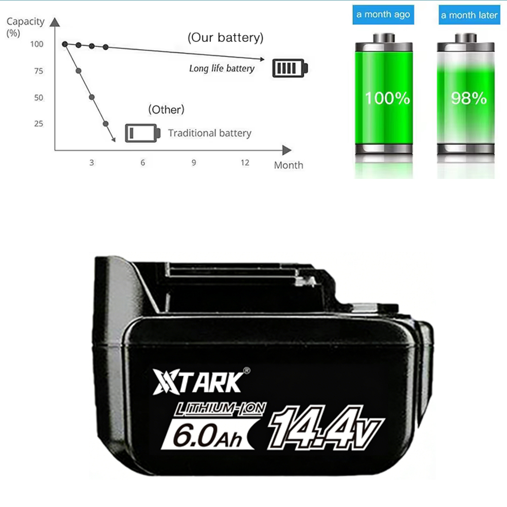14.4V 6.0Ah Rechargeable Li-Io - 4S Lipo Battery 14.8V 6000Mah recension och pris