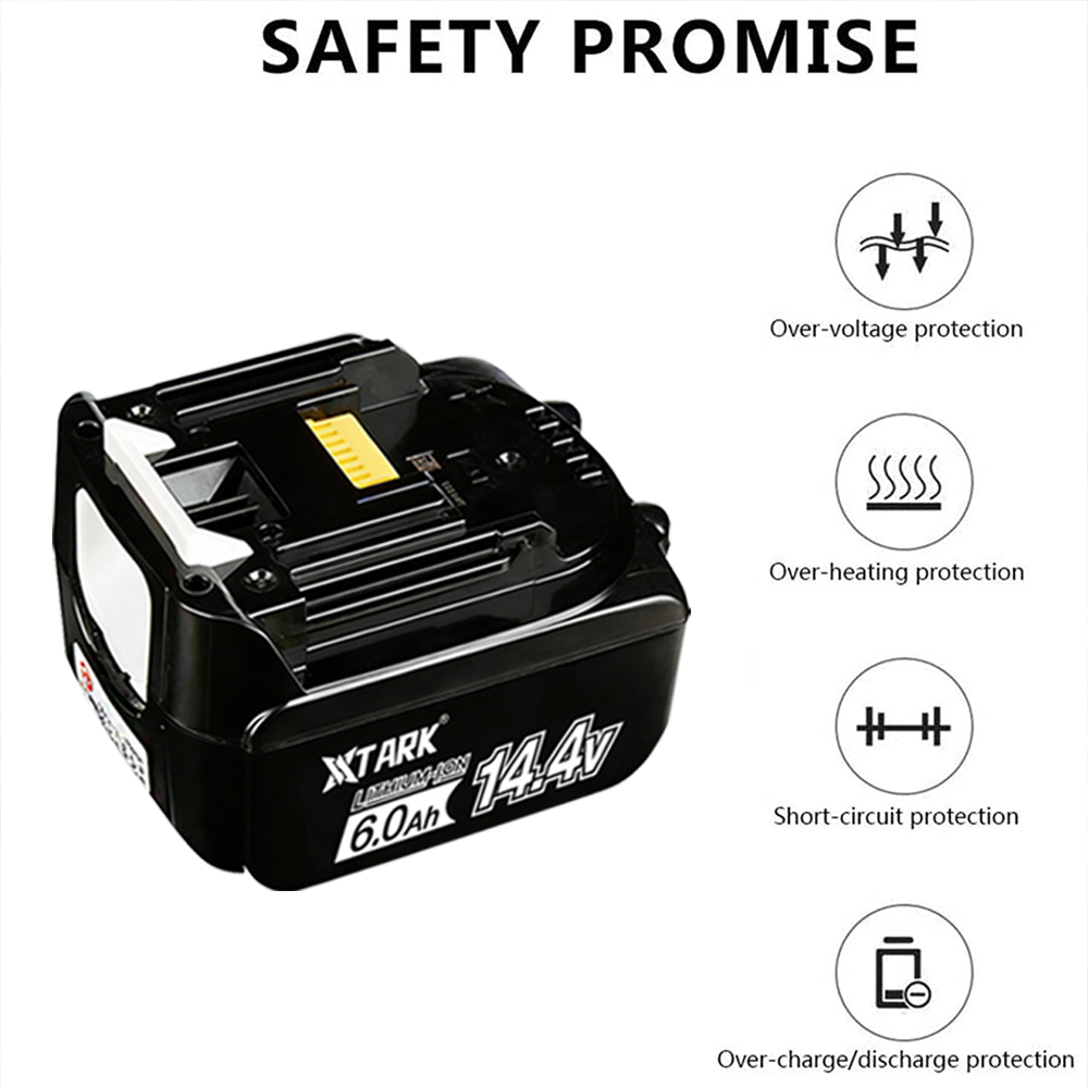 14.4V 6.0Ah Rechargeable Li-Io - 4S Lipo Battery 14.8V 6000Mah recension och pris