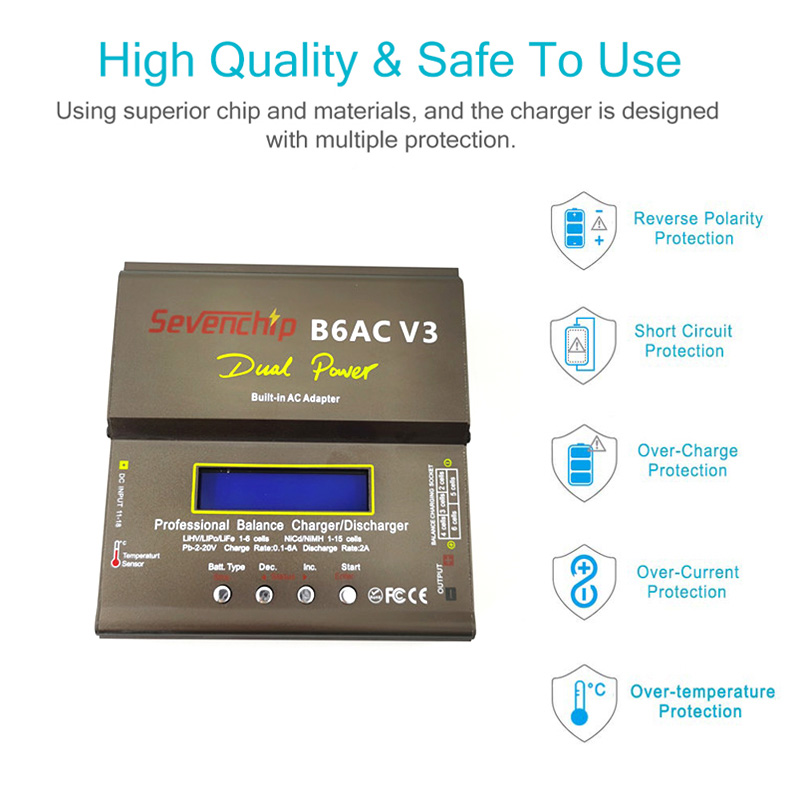 New 80W imax B6AC V3 Smart Dig - Toolkitrc M6Dac Smart Charger recension och pris