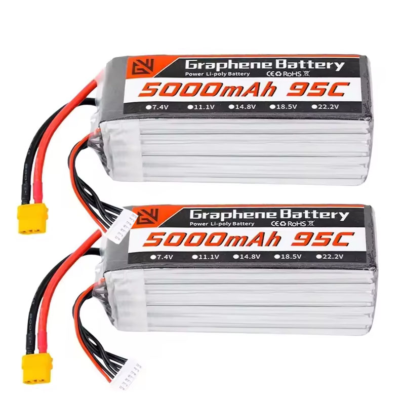 Lipo Battery 6S 5000mAh XT60 X - 6S Lipo Battery 22.2V 5000Mah recension och pris