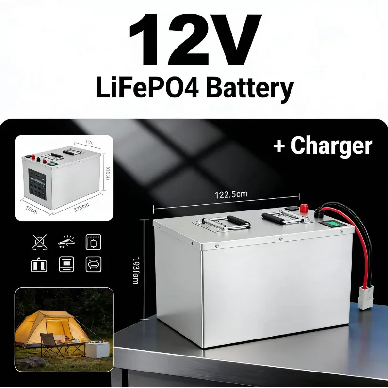 12V 24V 48V LiFePO4 Battery 10 - Lifepo4 12V 100Ah Bms Bluetooth recension och pris
