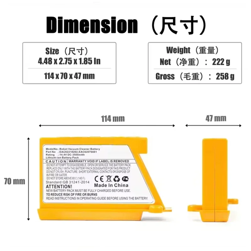 5000mAh Battery Upgrade Replac - 4S Lipo Battery 14.8V 6000Mah recension och pris