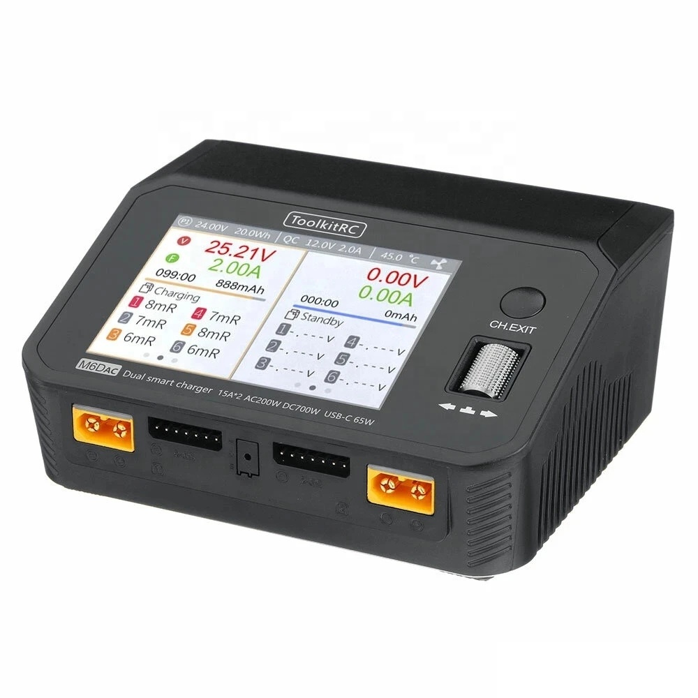 ToolkitRC M6DAC AC 200W DC 700 - Toolkitrc M6Dac Smart Charger recension och pris