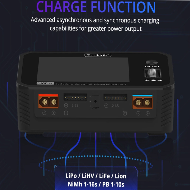 ToolkitRC M6DAC Dual Channel S - Toolkitrc M6Dac Smart Charger recension och pris