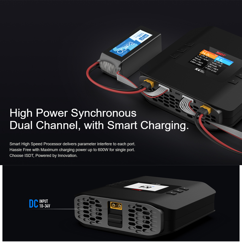 ISDT K4 1~8S Lithium Battery S - Isdt K4 Dual Lipo Charger recension och pris