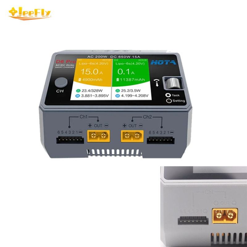 HOTA D6 Pro 650W Dual Channel  - Hota D6 Pro Dual Lipo Charger recension och pris