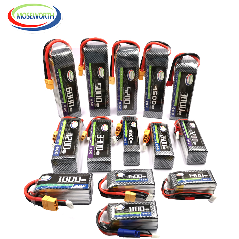 2S 3S 4S 6S 2200 4200 5200 600 - 4S Lipo Battery 14.8V 6000Mah recension och pris